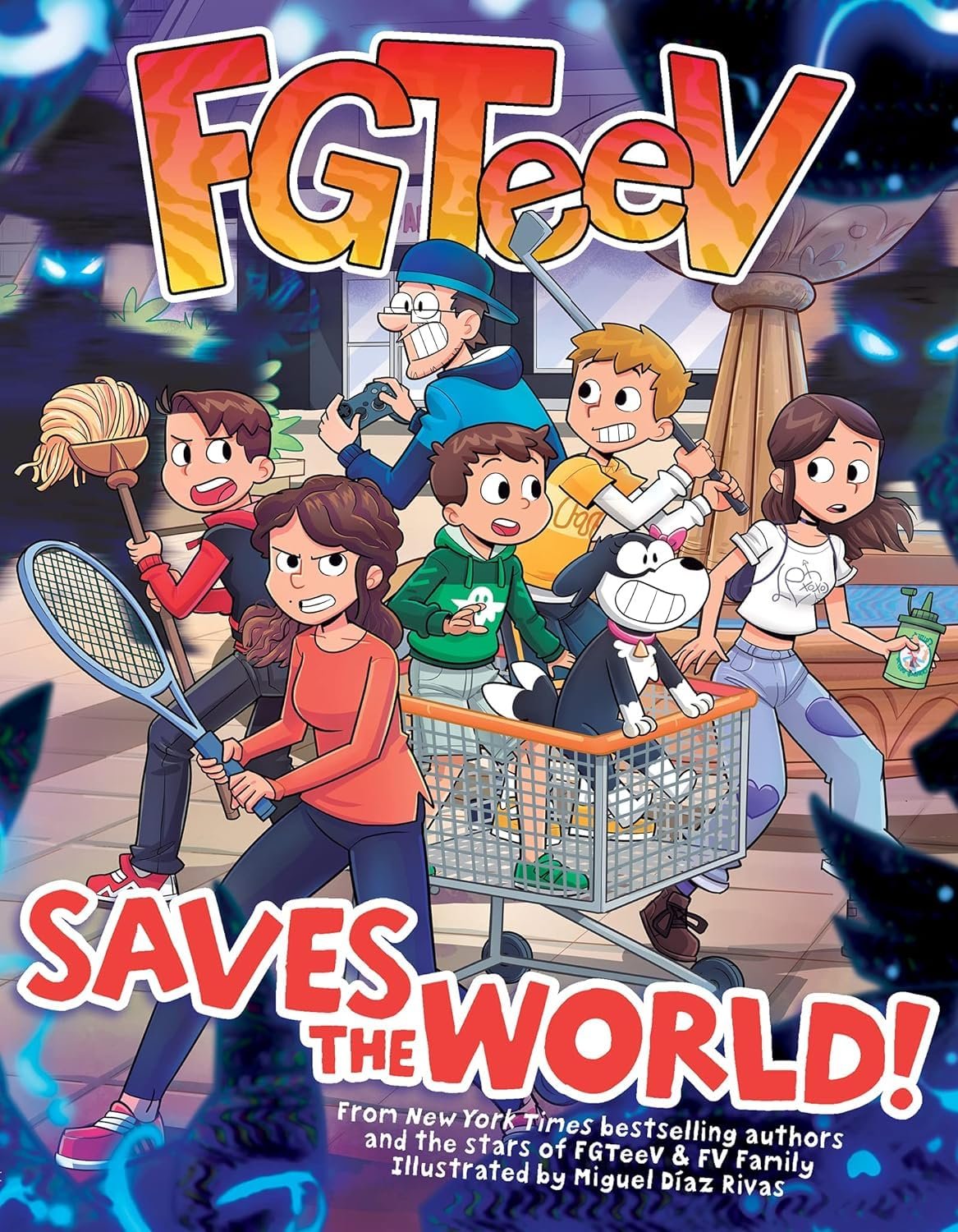 FGTeeV Series 4 Books Set (Hardcover Edition) - Into the Game!, Saves the World!, The Switcheroo Rescue!, Out of Time!
