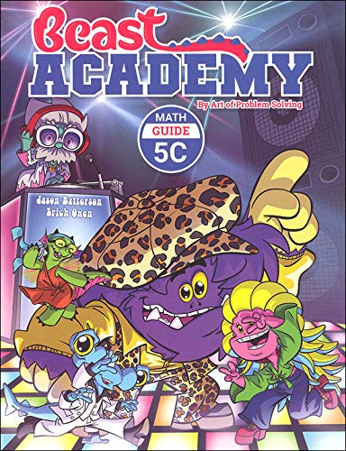 Art of Problem Solving: Beast Academy Grade 5 Complete Books Set (8 Books) - Math Guide 5A, 5B, 5C, 5D & Math Practice 5A, 5B, 5C, 5D