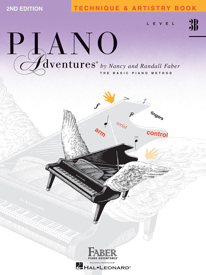 Faber Piano Adventures Level 3B Set (4 Books) 2nd Edition - Lesson, Theory, Technique & Artistry, Performance