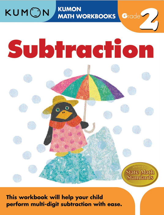 Kumon Math Workbooks Grade 2 Set (4 books) - Addition, Subtraction, Geometry & Measurement and Word Problem