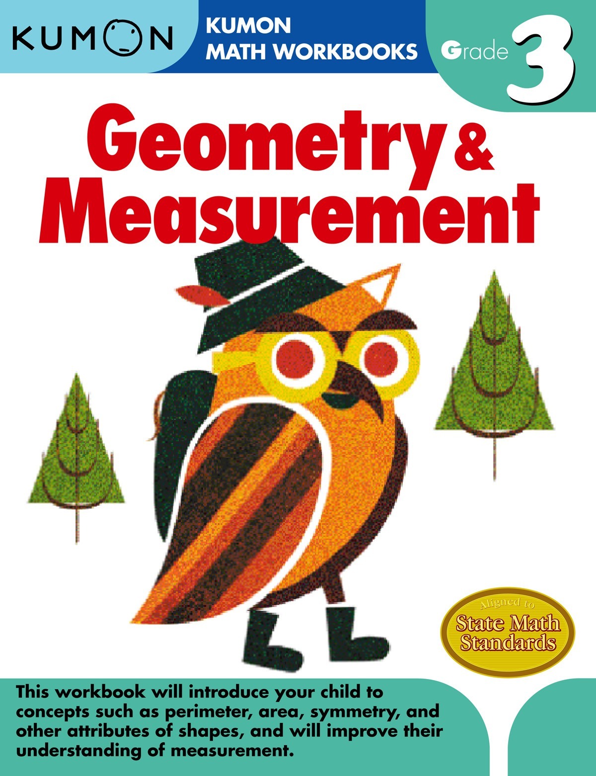 Kumon Math Workbooks Grade 3 Set (5 Books) - Addition & Subtraction, Multiplication, Division, Geometry & Measurement and Word Problem