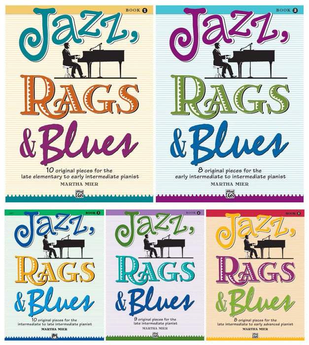 NEW SET! Jazz, Rags & Blues 5 Books Collection (Book 1 - Book 5)