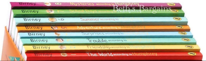 According to Humphrey 8 Book Set; Adventure, Secrets, The World, Surprises, Summer, School Days, Mysteries, Winter