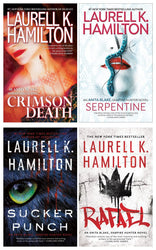 NEW! Anita Blake Vampire Hunter Series 4 Books Set (#25 - #28): Crimson Death, Serpentine, Sucker Punch, Rafael