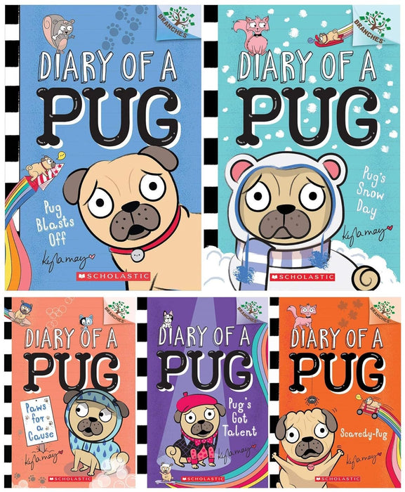 NEW SET - DIARY OF A PUG Series Set (5 Books)