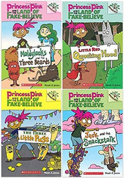 Princess Pink and the Land of Fake-Believe 4 book set