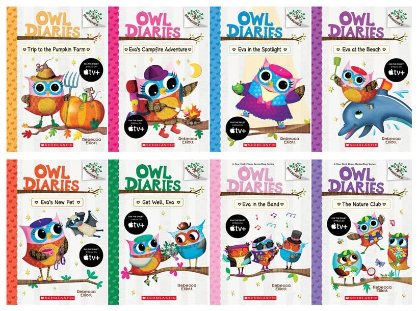 Owl Diaries Series Set II (Book #11-#18)