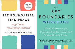 Nedra Glover Tawwab “Set Boundaries” 2 Books Set - Set Boundaries, Find Peace (Hardcover Edition) & The Set Boundaries Workbook (Paperback Edition)