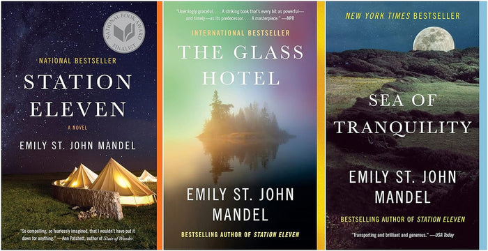 NEW! Emily St. John Mandel Bestselling 3 Books Collection - Station Eleven, The Glass Hotel, Sea of Tranquility (Paperback Edition)