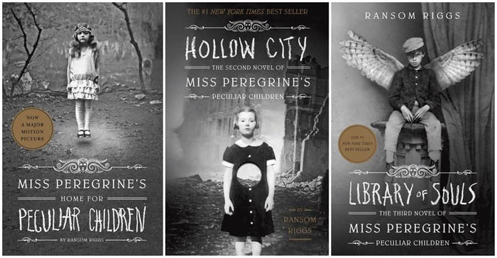 Miss Peregrine’s Peculiar Children Series 3 Books Set - Miss Peregrine's Home for Peculiar Children; Hollow City; Library of Souls (Hardcover Edition)