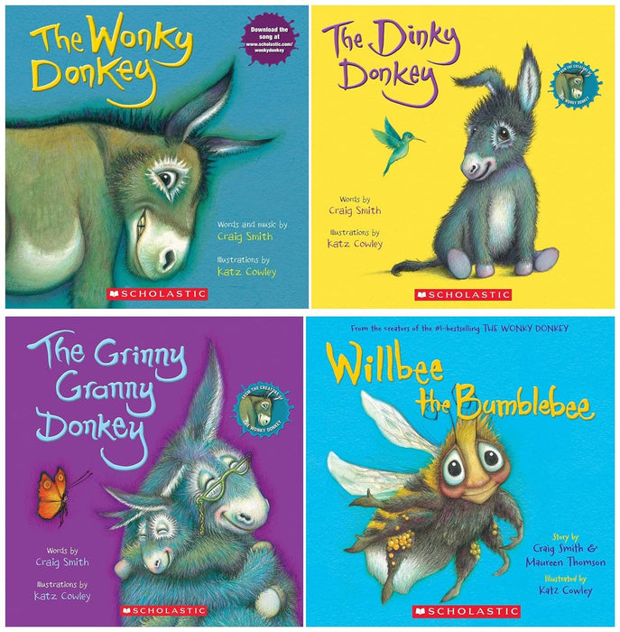 NEW! Wonky Donkey Series Set (4 Books)