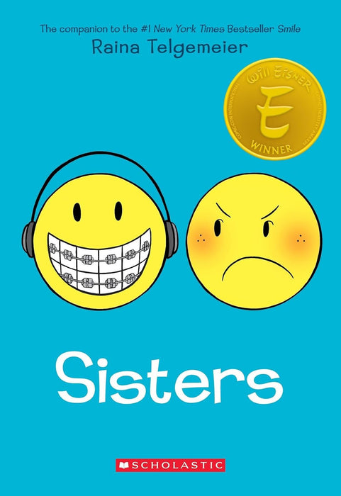 Raina Telgemeier Collection 5 Books Set (Sisters, Drama, Smile, Ghosts, Guts)