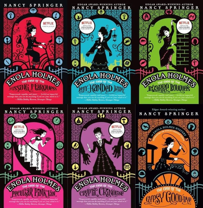 An Enola Holmes Mystery Series 6 Books Set By Nancy Springer (Paperback)