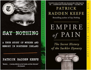 Patrick Radden Keefe Bestselling 2 Books Set - Say Nothing; Empire of Pain (Paperback)