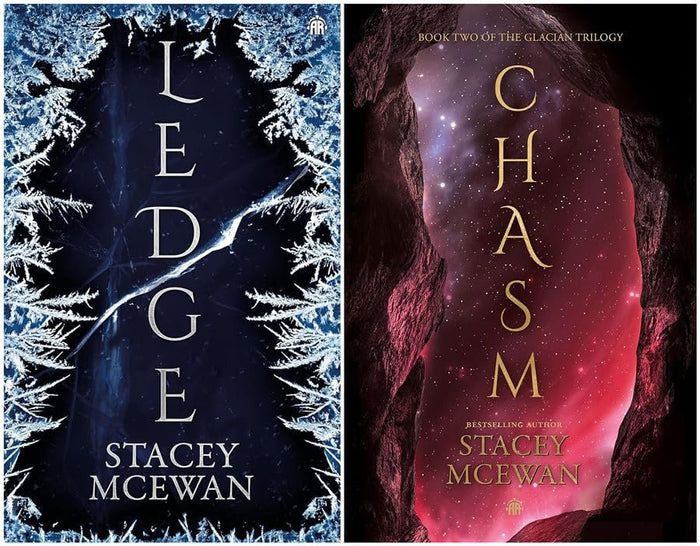 The Glacian Trilogy 2 Books Set - Ledge & Chasm (Hardcover Edition)