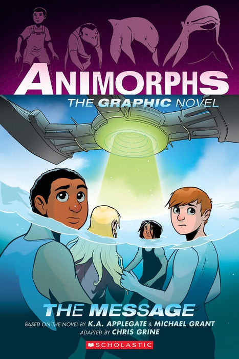 Animorphs Graphic Novel 4 Books Set - The Invasion, The Visitor, The Encounter, The Message