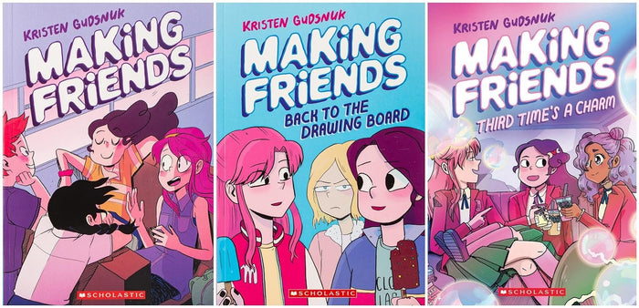 Making Friends Series 3 Books Set by Kristen Gudsnuk