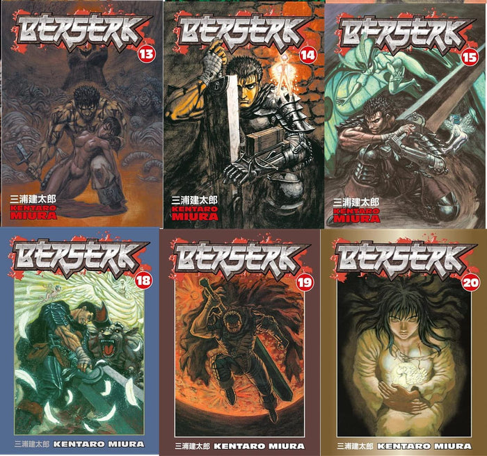 Berserk Volume 1-20 Collection 20 Books Set by Kentaro Miura