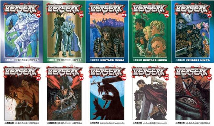 Berserk Series Set III 10 Books (Volume #21- #30)