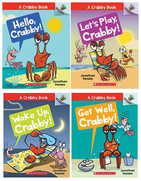 'A Crabby Book' Series 4 Books Set