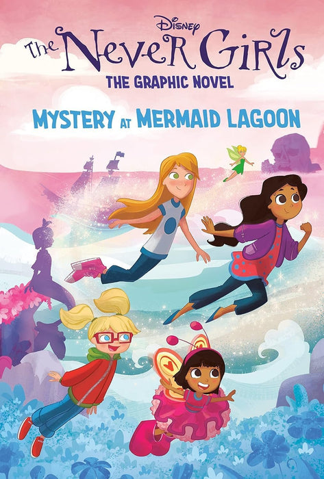 Never Girls Series Graphic Novel 2 Books Set - Mystery at Mermaid Lagoon, The Art of Friendship (Hardcover)