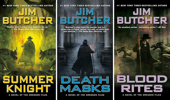 The Dresden Files by Jim Butcher, Complete Series Set (Books 1-17)