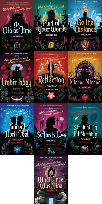 A Twisted Tale Series, 10-Book Set(As Old as Time,Reflection,Mirror,Conceal, Don't Feel,So This Is Love,Straight on Till Morning,Part of Your World,Unbirthday,Go the Distance,What Once Was Mine)