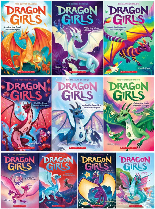 Dragon Girls Series 10 Books Set (Book #1 - #10)