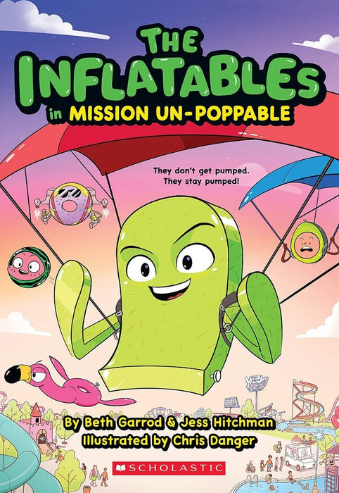 The Inflatables Series 4 Books Set - The Inflatables in Bad Air Day, The Inflatables in Mission Un-Poppable, The Inflatables in Do-Nut Panic!, The Inflatables in Splash of the Titans