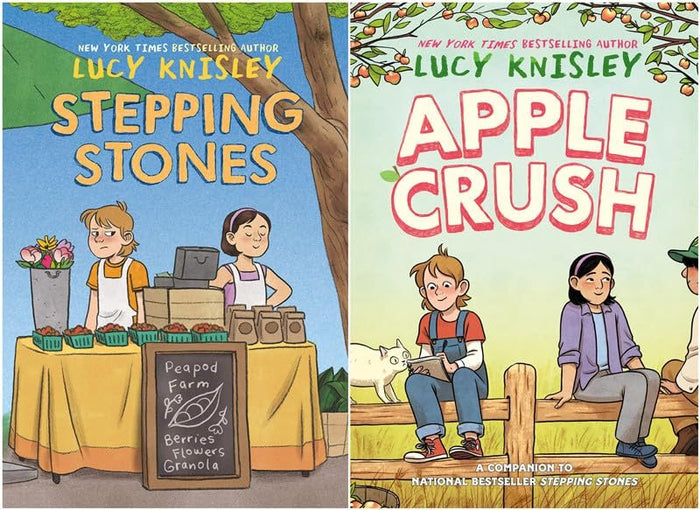 Peapod Farm Series 2 Books Collection (A Graphic Novel) - Stepping Stones; Apple Crush