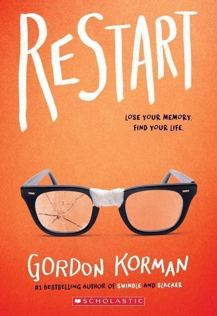 Gordon Korman Bestselling 4 Books Collection: Restart , Slacker, War Stories, Whatshisface