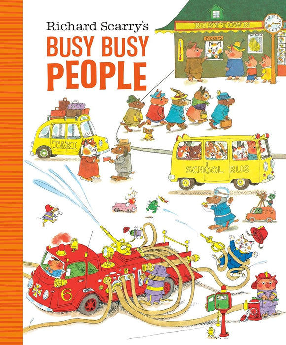 Richard Scarry’s BUSY BUSY Board Books Series 5 Books Set