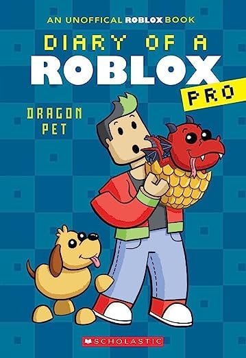 Diary of a Roblox Pro Series 4 Books Set - Monster Escape; Dragon Pet; Obby Challenge; Lava Chase