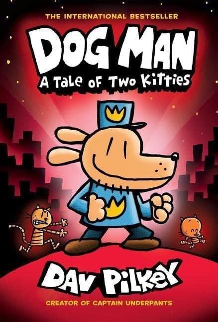 Dav Pilkey Dog Man Series (1-11) Books Collection Set (Dog Man, Unleashed, Tale Of Two Kitties, Dog Man and Cat Kid, Lord of The Fleas, Brawl of The Wild, For Whom The Ball Rolls, Fetch-22 & More)