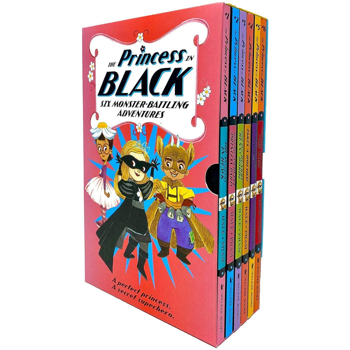 The Princess in Black 6 Monster-Battling Adventures Books Collection Box Set by Shannon & Dean Hale (Science Fair Scare, Mysterious Playdate, Perfect Princess Party & MORE!)