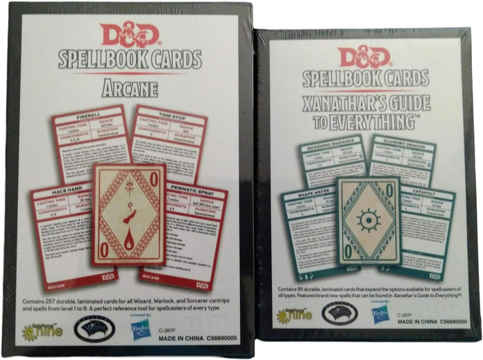 Dungeons and Dragons Spellbook Cards Bundle (8 Items): Cleric, Druid, Bard, Martial Powers & Races, Paladin, Ranger, Arcane, and Xanathar's Guide to Everything Decks (945 Total Cards)