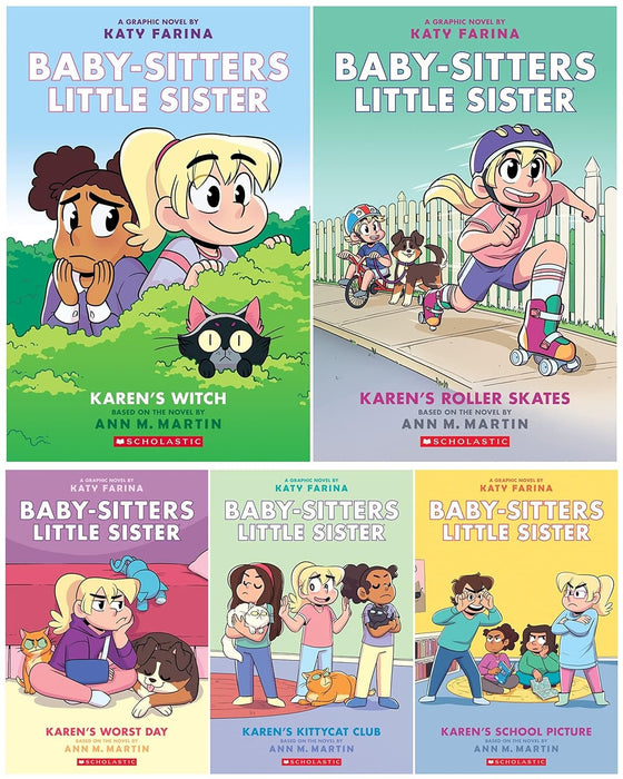 NET SET! Baby-Sitters Little Sister Graphix Books Set (5 Books)