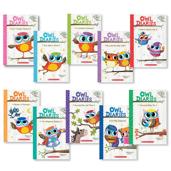 Owl Diaries Series 10 book Set