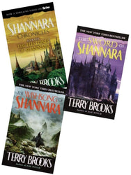 Shannara Chronicles Series Terry Brooks 3 Books Collection Set (The Sword Of Shannara, The Elfstones Of Shannara, The Wishsong Of Shannara)