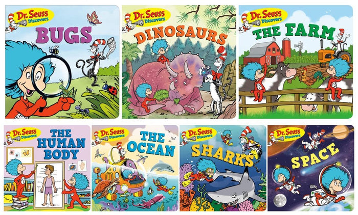 Dr. Seuss Discovers Series 7 Books Set (Boardbook)