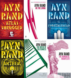 Ayn Rand Novel Collection 6 Book Set