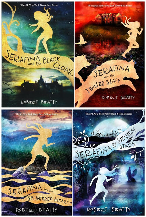 Serafina Series 4 Books Set - Serafina and the Black Cloak, Serafina and the Twisted Staff, Serafina and the Splintered Heart, Serafina and the Seven Stars (Paperback)