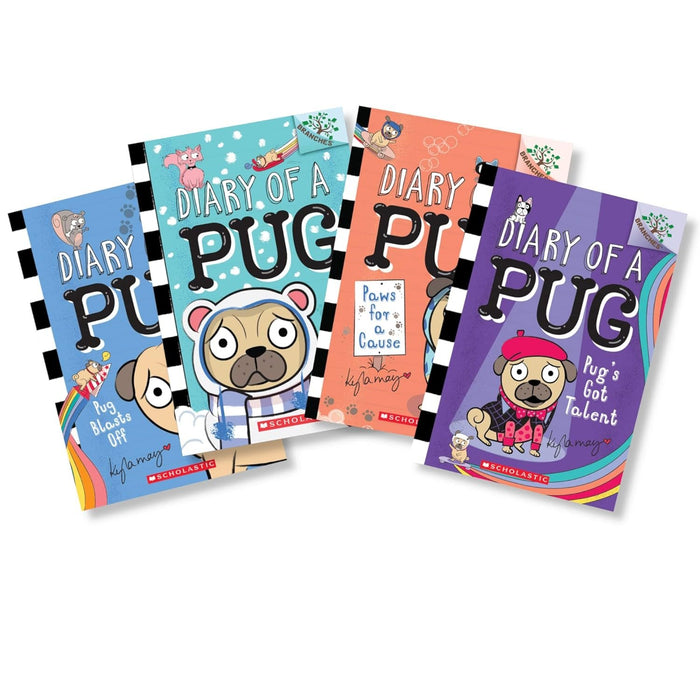 Diary of a Pug Collection Set ( 4 Books )