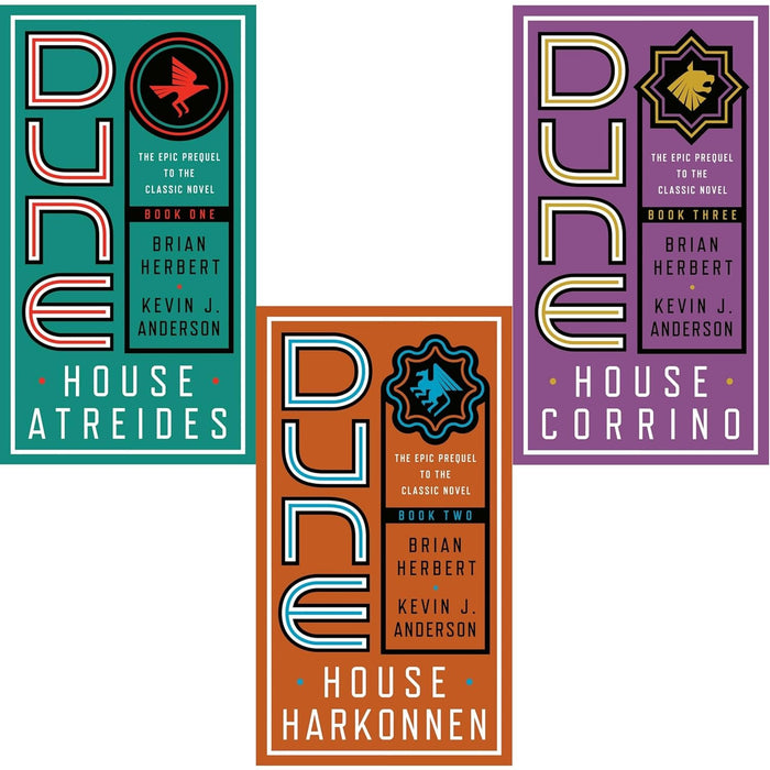 Dune Prelude Series complete set (House Atreides,House Harkonnen,House Corrino)