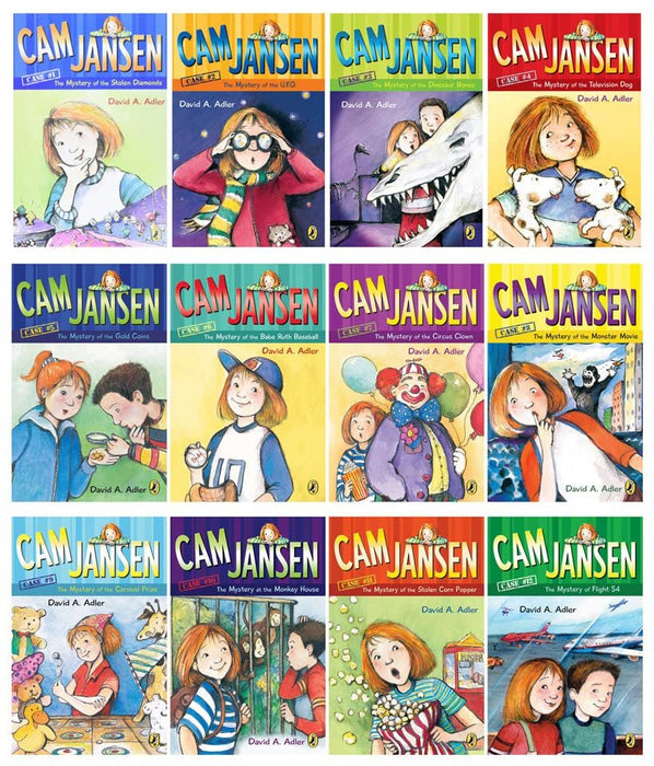 Cam Jansen Series 12 Books Set (Case #1 - Case #12)