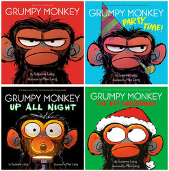 Grumpy Monkey Series 4 Books Set (Hardcover)