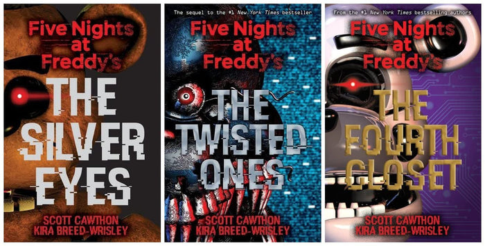 Five Nights At Freddy's Series 3 Books Set: The Silver Eyes, The Twisted Ones, The Fourth Closet (Paperback)