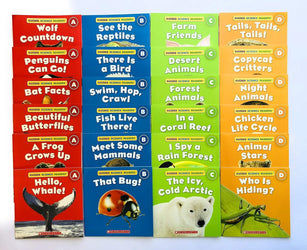 Illustrated Guided Science Reader Collection of Animal Readers: A BIG Collection of 24 High-Interest Leveled Books for Guided Reading