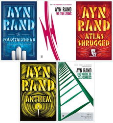 Ayn Rand Novel Collection 5 Book Set