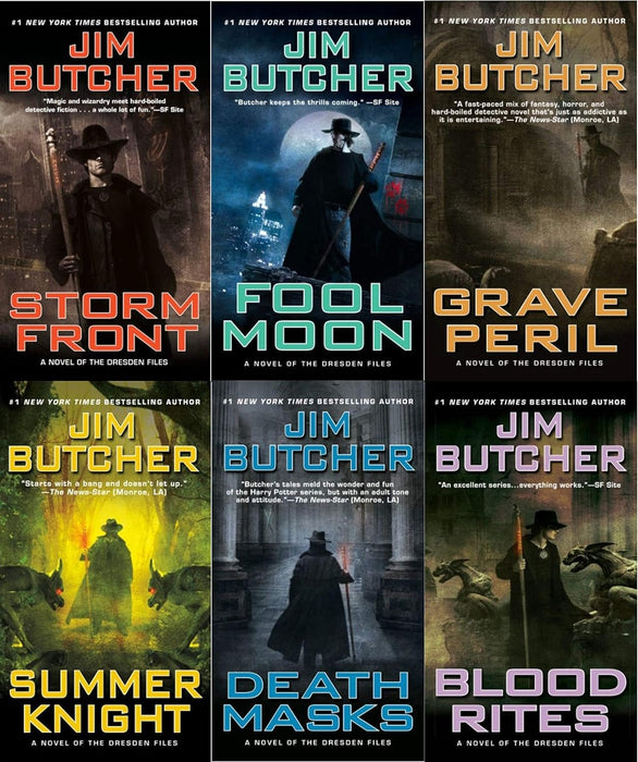 Dresden Files Series Set ( Book 1 -6 )